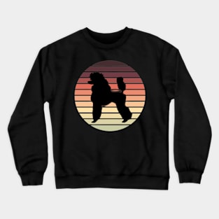 Runway Dog Model Crewneck Sweatshirt